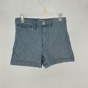 Madewell Emmett Shorts in Piper Stripe size 27 Excellent Condition